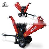 Comply With Europe Safety Regulation CE Approved Trailer Mounted Mobile Diesel Engine Wood Chips Making Machine thumbnail-5