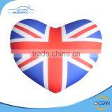 UK Flag Printing Heart Shape Comfort Seat Back Cushion thumbnail-1
