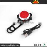 USB Rechargeable Front and Tail Light 200 Lumens 4 Mode Bicycle Light Kit thumbnail-3