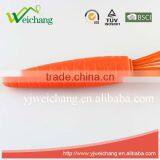 WCJ495 New Design Carrot Handle Egg Whisk Silicone Wire Whisk, Egg Frother, Milk & Egg Beater Blender 10" Hot Sales thumbnail-3