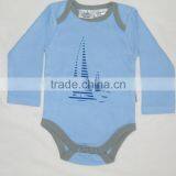 Newborn Baby Bodysuit 100% Organic Cotton White Baby Clothing Summer Style Long Sleeves Clothes thumbnail-4