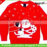 Fashion Christmas Apparel Christmas Santa Claus Jacquard Jumper Xmas Pullover Sweater thumbnail-1