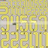 Custom Heat Transfer Sticker Plastisol Heat Transfer Iron on Jersey Number Sheet thumbnail-6