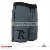 Custom Logo Grey Board Shorts With Black Binding Cheap Mens Beachwear thumbnail-4
