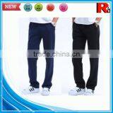 China 100% Cotton Cheap Cool Mens Jogger Sweat Pants Men Cotton Trousers With Zips thumbnail-4