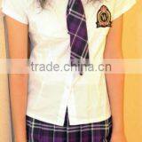 Juqian 2016 School Uniform Manufacturers High Quality Junior High School Uniforms Suspender Skirt thumbnail-3