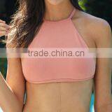 High Neck Beach Swimwear Bikini thumbnail-4