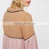 2017 OEM Spring Silky Sheer Femme Scalloped Trim Sleep Shirt thumbnail-4
