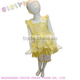 Wholesale summer boutique child girls quality dresses satin maxi dress fatories girls fashion set in dresses
