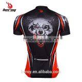 BEROY Wolf Totem Racing Bike Clothing,men's Short Sleeve Cycling Tops thumbnail-3