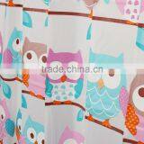 Cute Owl Shower Curtains PEVA 7171" Bathroom Products Waterproof Polyester Shower Bath Curtain With 12 Hooks thumbnail-6
