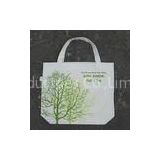 White Non-woven Fabric Recycled Shopping Bags With Logo Printed For Supermarket