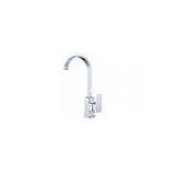 Modern Polished Chrome Kitchen Sink Water Faucet for Home , Ceramic Cartridge