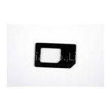 Black IPhone 5 Nano SIM Adapter With Nano 4FF - 3FF