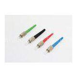 FC Simplex and Duplex Fiber Optic Connector With Blue Plastic Boot thumbnail-1