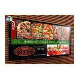 Backlit Advertising Aluminum LED Light Box Fast Food Menu Board For Restaurant thumbnail-1