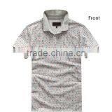 Dot Pattern Polo T-shirt Mens Polo Shirt Polo Luggage Custom