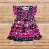 Children's Summer Printed With Beautiful Pattern of Short Sleeves Lovely Cotton Wholesale Skirt thumbnail-2