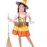 Halloween and Cosplay Fashion Design Orange Witch Girl Dress thumbnail-2