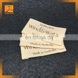 Antique Metal Brass Decorative Rivets Wholesale Natural Color Background Custom Brand Logo Cotton Printed Tags for Gorment