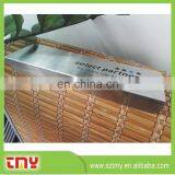 Stainless Steel Curved Table Stand Metal Table Sign thumbnail-2