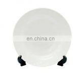 China Manufacturer Supply High Grade White Ceramic Plate Hot Sale White Sublimation Ceramic Plate for Decoration thumbnail-2