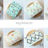 Muslin Cotton Blanket Unicorn Mermaid Dinosaur Lemon Baby Swaddle Cute Blankets 115*115cm Printed Flower thumbnail-7