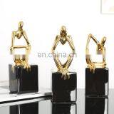 Modern Nordic Interior Decoration Accessories Thinker Ceramic Abstract Figure Ornament thumbnail-5