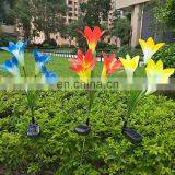 solar flower light in Holiday Lighting outdoor solar flower garden stake lights