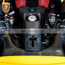 Carbon Fiber Engine Interior Trims Suitable For Ferra 488 GTB Carbon Fiber Simota Air Filter thumbnail-1
