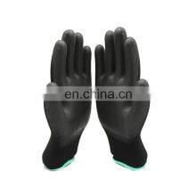 ESD Polyester/Nylon Shell PU Palm Coated Workplace Use Glove for Electronics Workers thumbnail-2