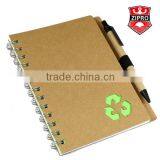 Wholesale Hardcover Notebook Filler Paper Spiral Notebook With Pen thumbnail-1