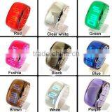 2013 fashion led jelly bracelet watch