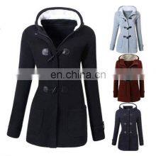 Factory Custom Women's Spring and Autumn Long-sleeved Casual Sports Hooded Zipper Start Sweater Jacket Women S-5XL thumbnail-1