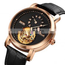 Custom Skmei 9240 Luxury Skeleton Watch Hollow Mechanical Wrist Waterproof Men Automatic Watches