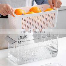 Fridge Organizer Clear Plastic Food Storage Organizer Bin Racks Kitchen Pantry Storage Organizer Units Pantry Container Set thumbnail-4