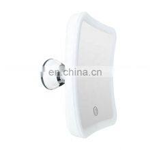 Hot Sale 10X Magnifying Wall Mounted Bathroom LED Mirror Square Sensor Wall Mounted ABS Makeup Mirror