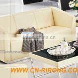 Top Oil Wax Leather 1+1+3 Executive Office Sofa thumbnail-1
