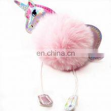 Hot Sell Cute Decoration Pink Animals Top Ball Decoration For Handbag And Key thumbnail-1