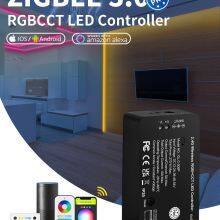 Gledopto New RGB+CCT LED Strip Controller/Receiver Light Dimmer and RGB+CCT Colors Adjustment thumbnail-2