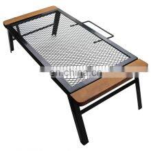 Hot Selling Outdoor Multi-Function Portable Barbecue Tool Grill Convenient Folding Net Camping Table thumbnail-1