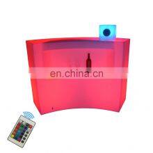 Hookah Lounge Led Bar Furniture Garden Sets Meuble Bar Lumineux Popular Luminous LED Furniture Bar Counter Table