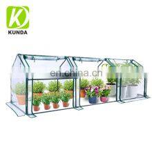 Sturdy Portable 3 Zipper Doors Outdoor Home pc Garden Mini Greenhouse for Plants thumbnail-1