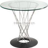 replica glass cyclone table by Isamu for dining room