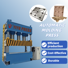 Industrial New Wood Pallets Wood Powder Pallets Agricultural Waste Recycling Pallet Making Equipment thumbnail-4