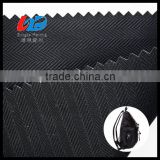 400D Polyester Herringbone Fabric With PU/PVC Coating For Bags/Luggages/Shoes/Tent Using