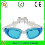 OEM custom silicone anti-fog swimming goggles for adults and kids