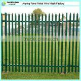 RAL 6005 Green Powder Coating Palisade Security Fencing