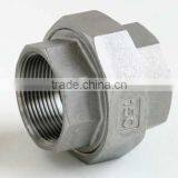 Stainless Steel Screwed Pipe Fittings Union F/F