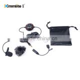 Commlite CoMica Lavalier Lapel Microphone Clip-on Omnidirectional Condenser Mic for Gopro